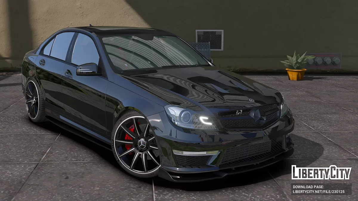 Колеса Mercedes-Benz C63 AMG 2012 M2 Michelin / GTA 5