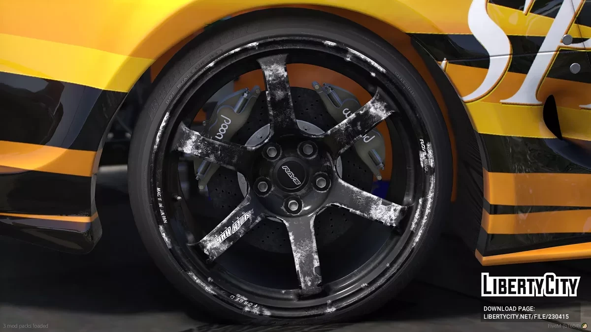 Rays TE37 Worn and Weathered [Add-On / FiveM] / GTA 5