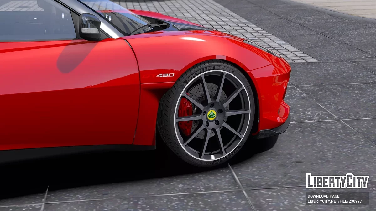 Колеса Lotus Evora GT-430 Michelin 4 / GTA 5