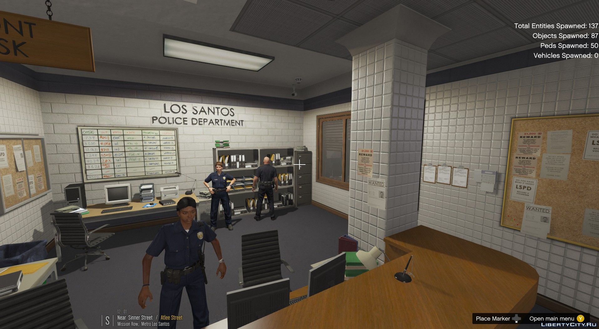 Gta 5 police station interior фото 12