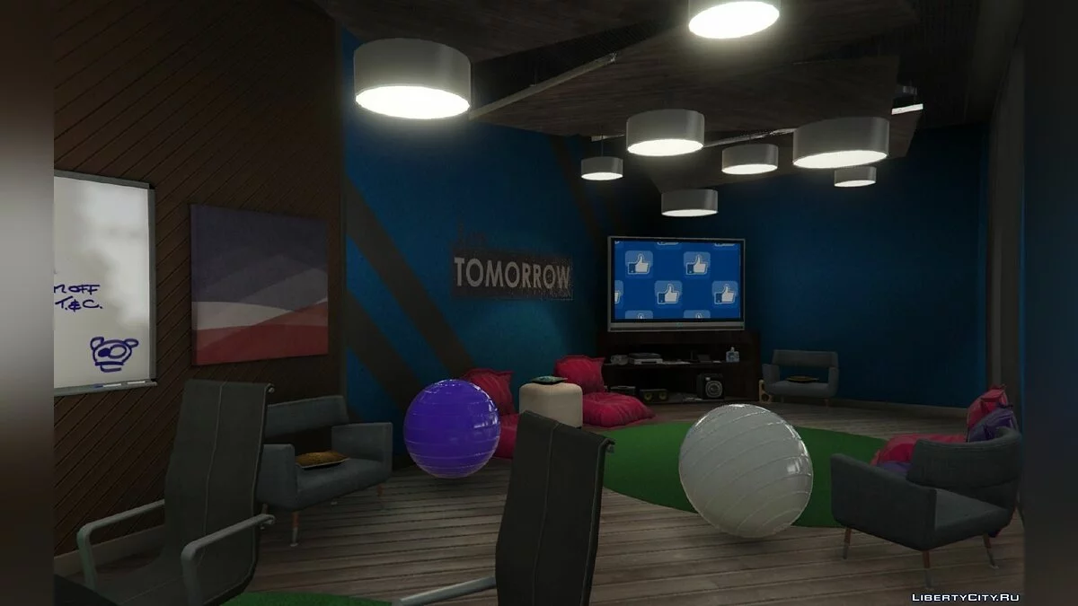 Здание Facebook / Social Network Building 1.8 / GTA 5