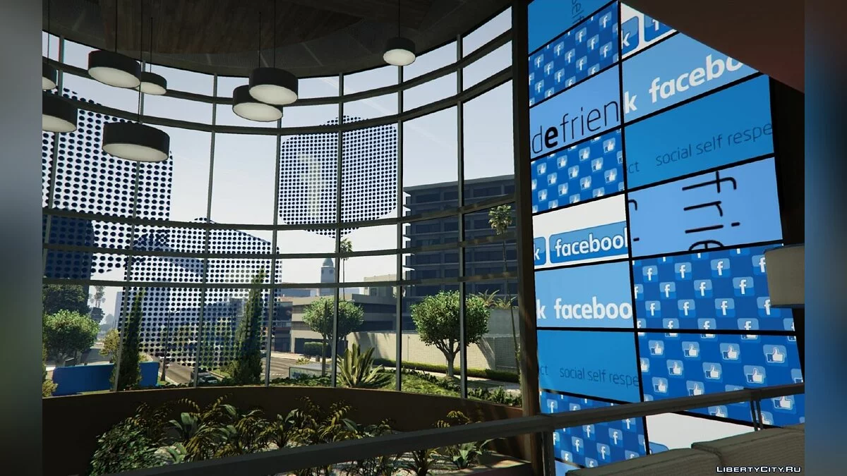 Здание Facebook / Social Network Building 1.8 / GTA 5