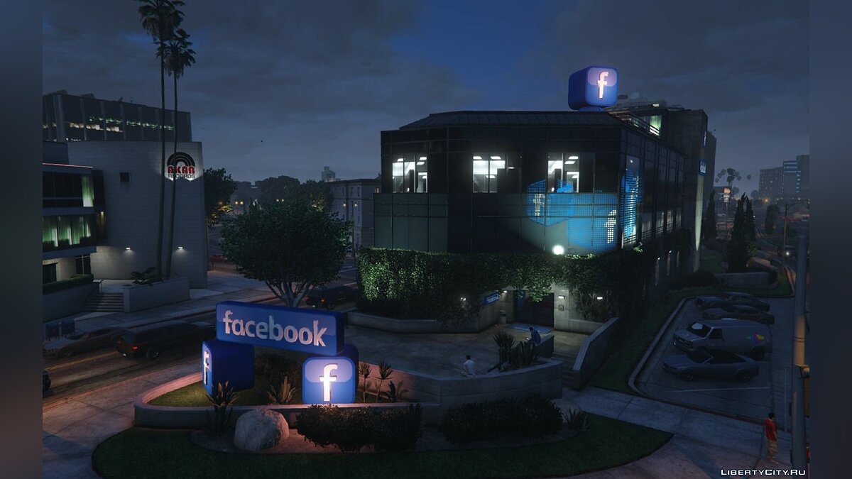 Скачать Здание Facebook / Social Network Building 1.8 для GTA 5