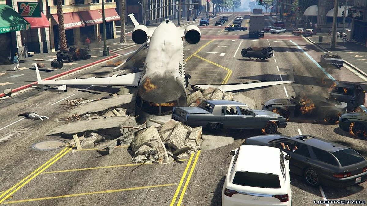 Dynamic Plane Crashes 0.2 / GTA 5