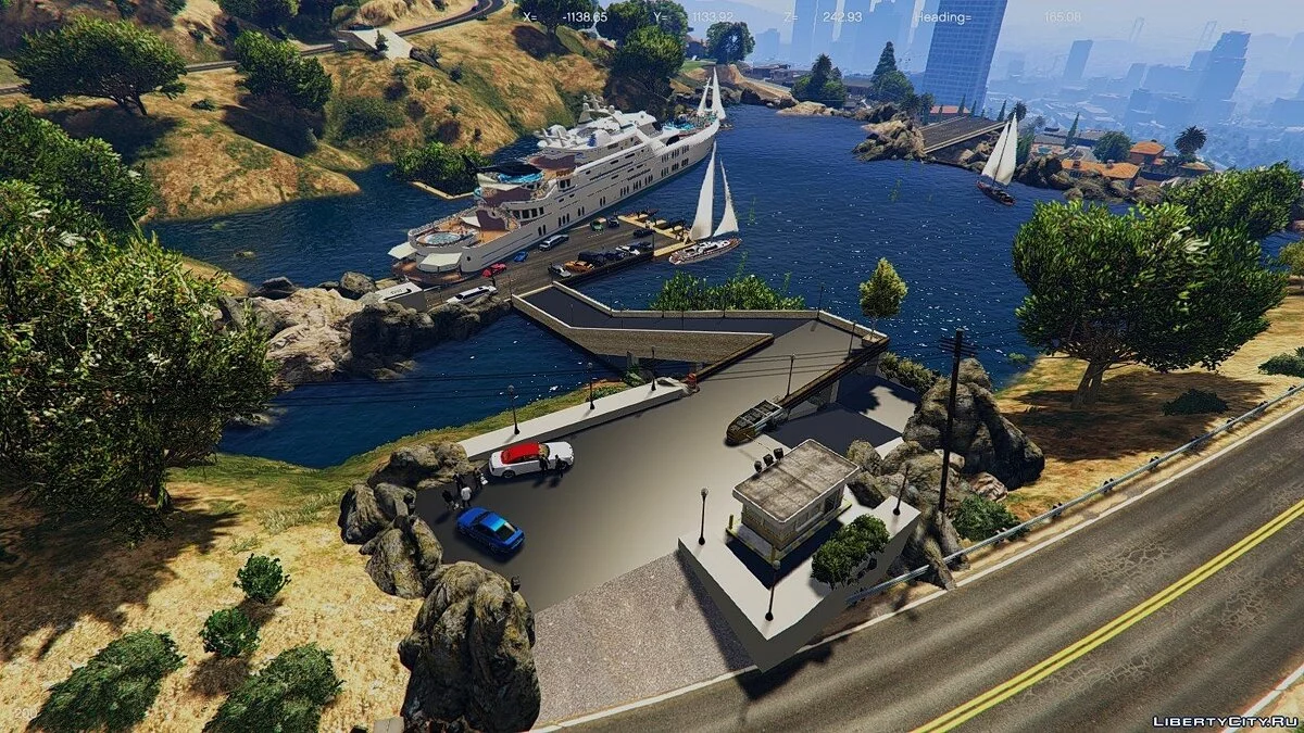 Underwater Mafia Headquarters (Nightclub Yacht coverup) 1.0 / GTA 5