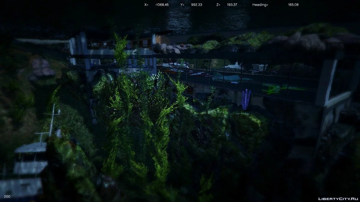 Underwater Mafia Headquarters (Nightclub Yacht coverup) 1.0 / GTA 5