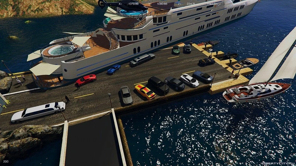 Underwater Mafia Headquarters (Nightclub Yacht coverup) 1.0 / GTA 5