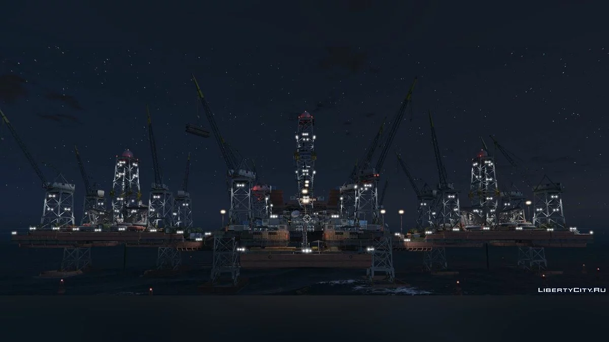 Mother Base - San Andreas oil platform / GTA 5