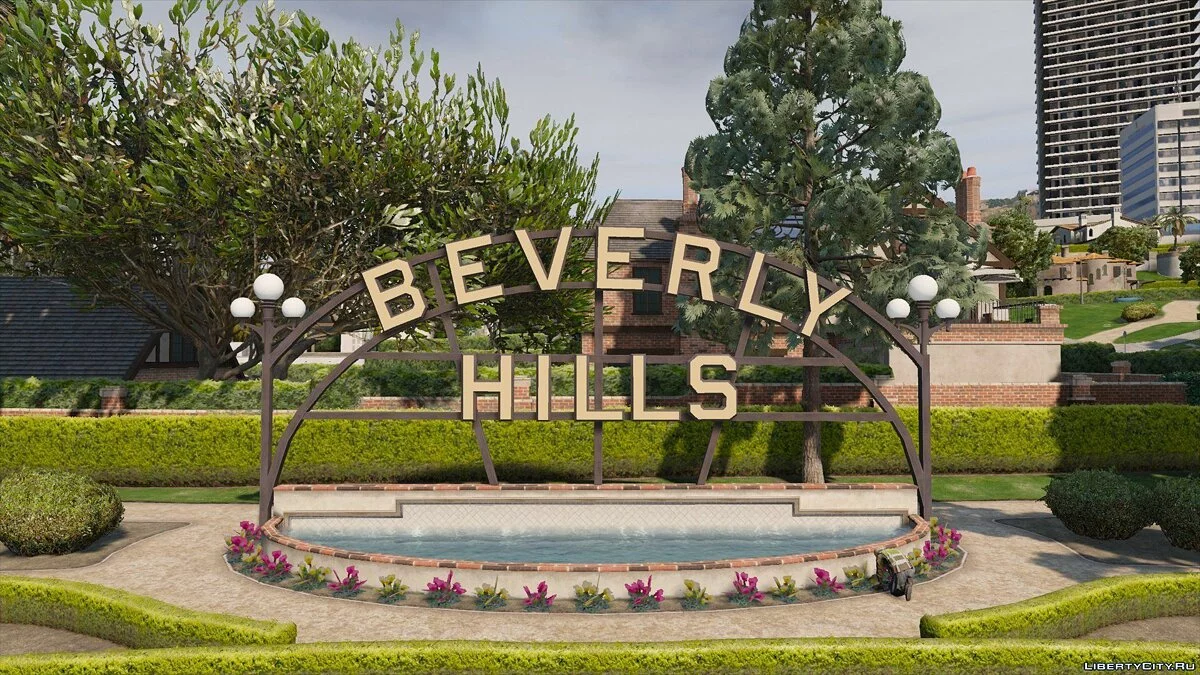 Реальные объекты  Калифорнии / Real California Architecture [OIV] 0.4 / GTA 5