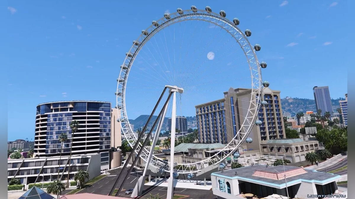 Custom Add-On Props (Eiffel Tower, London Eye, Atomium) 1.0 / GTA 5