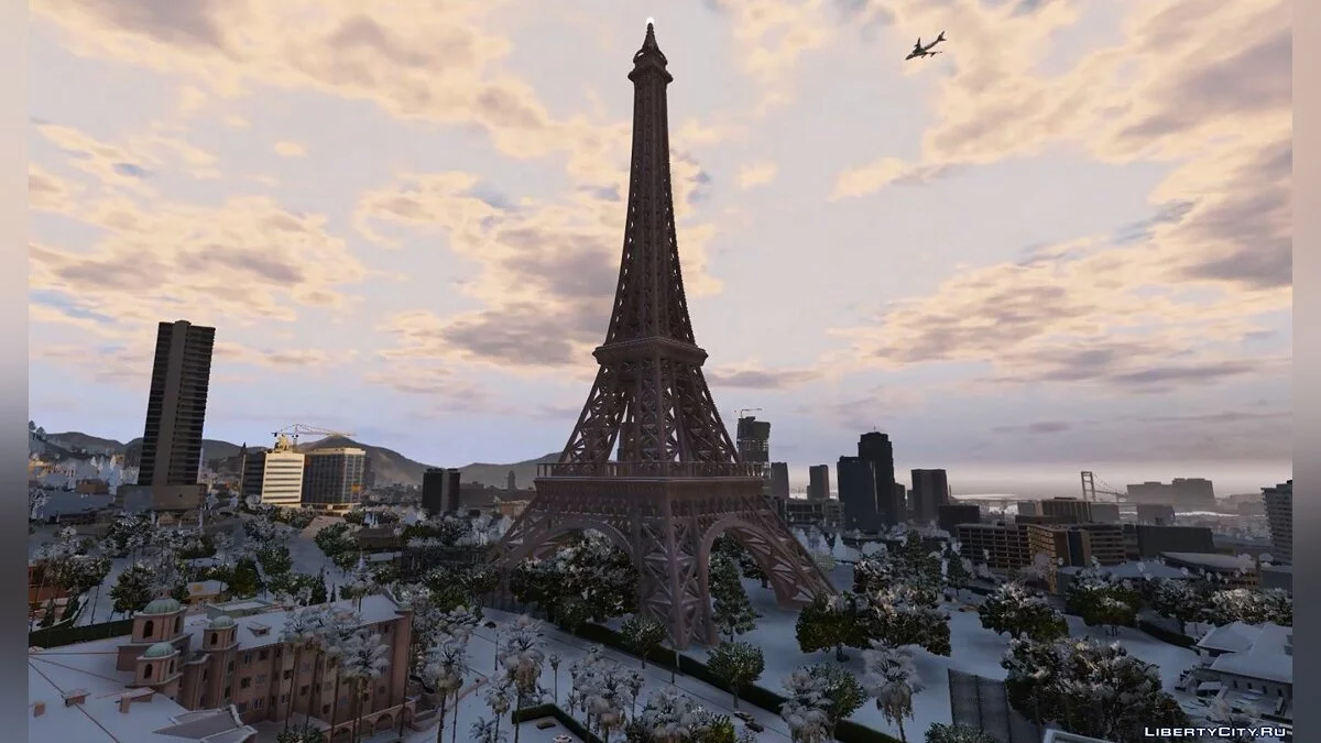 Custom Add-On Props (Eiffel Tower, London Eye, Atomium) 1.0 / GTA 5