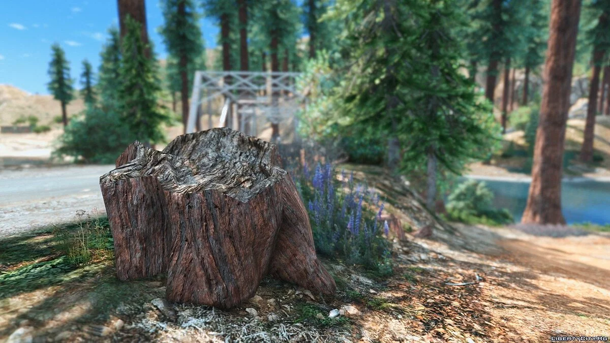 Forests of Chiliad (Redwood,Cedar trees+Cabin) [Add-On | YMAP] / GTA 5
