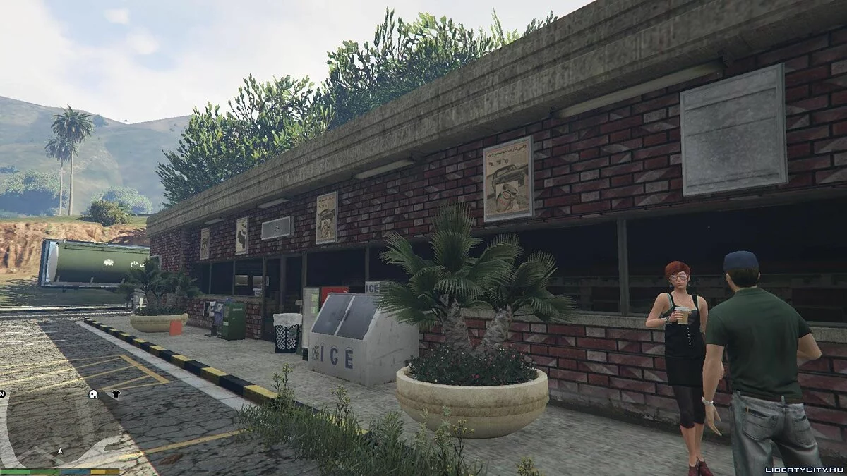 1970 Persian Gas Station [Building + Texture + Fuel Pomp] 1.0.0 / GTA 5