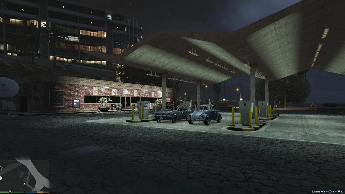 1970 Persian Gas Station [Building + Texture + Fuel Pomp] 1.0.0 / GTA 5