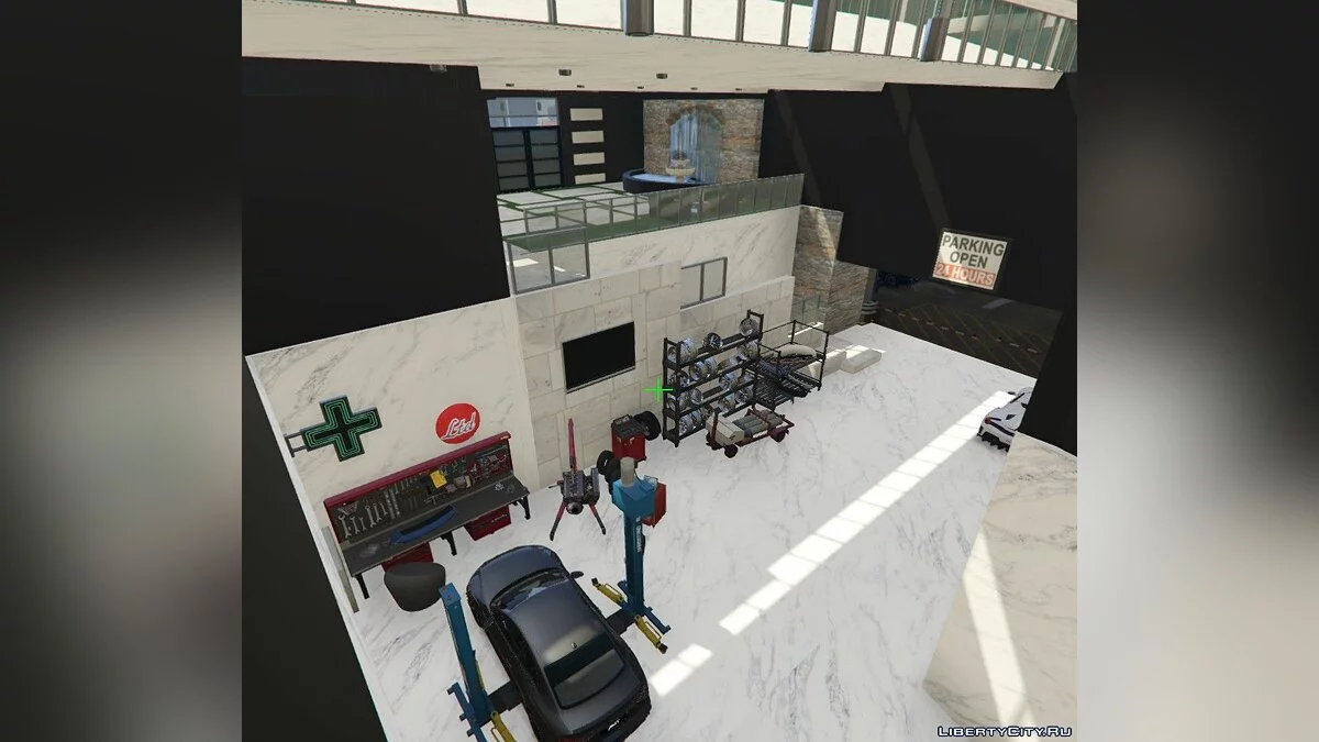 Трехэтажный дом с парковкой / GTA 5