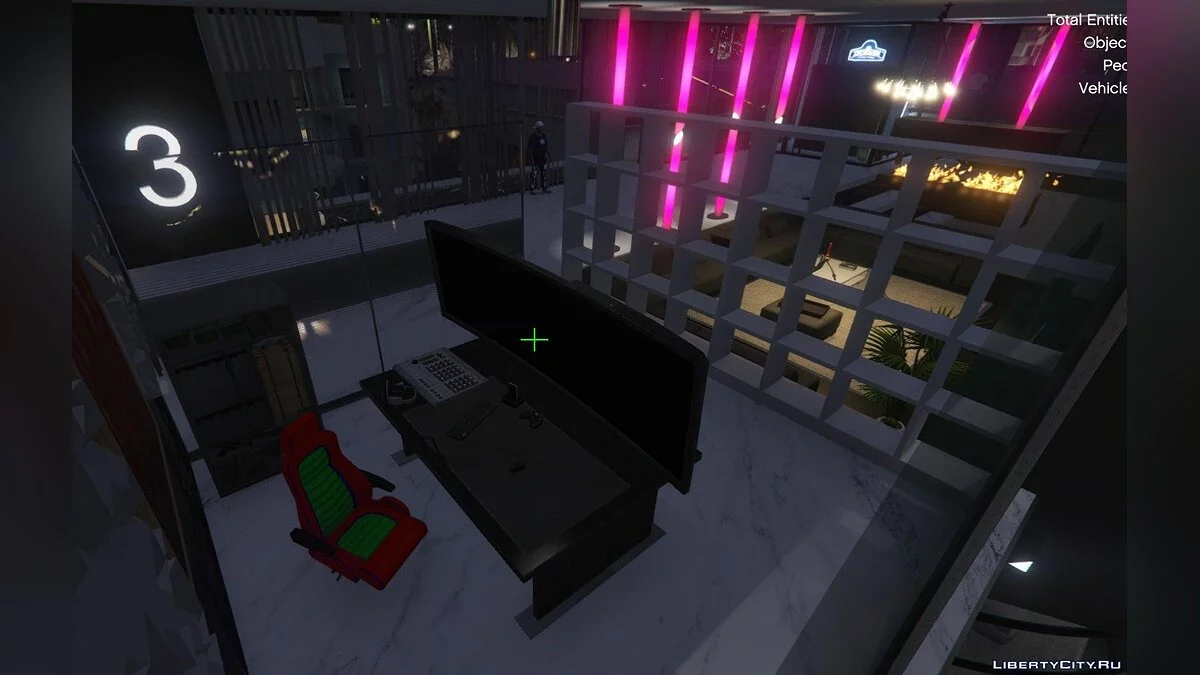 Трехэтажный дом с парковкой / GTA 5