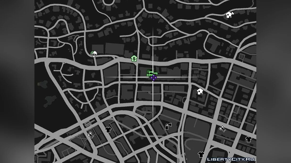 Трехэтажный дом с парковкой / GTA 5