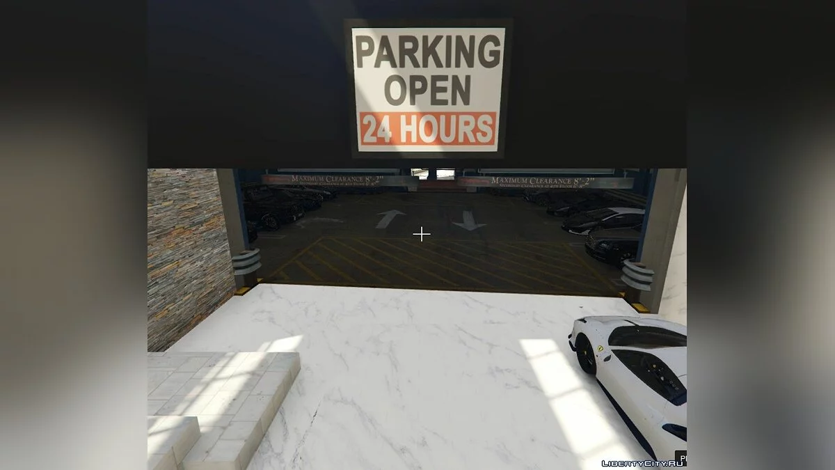 Трехэтажный дом с парковкой / GTA 5