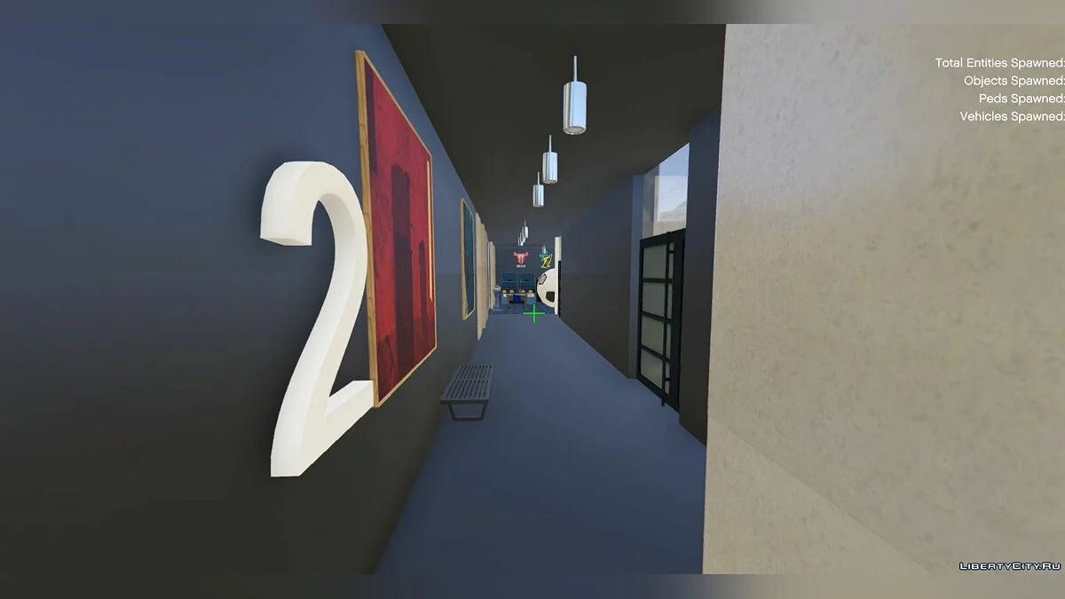 Трехэтажный дом с парковкой / GTA 5