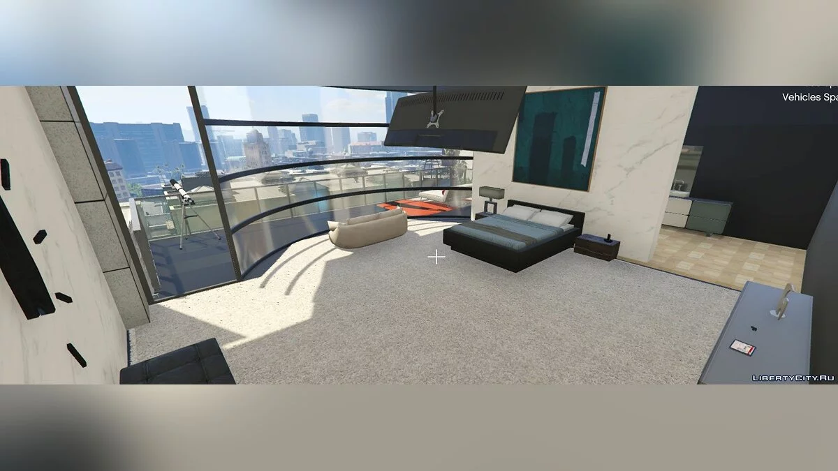 Трехэтажный дом с парковкой / GTA 5