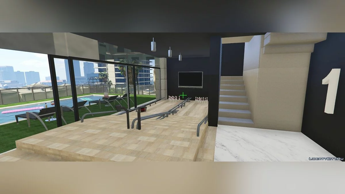 Трехэтажный дом с парковкой / GTA 5