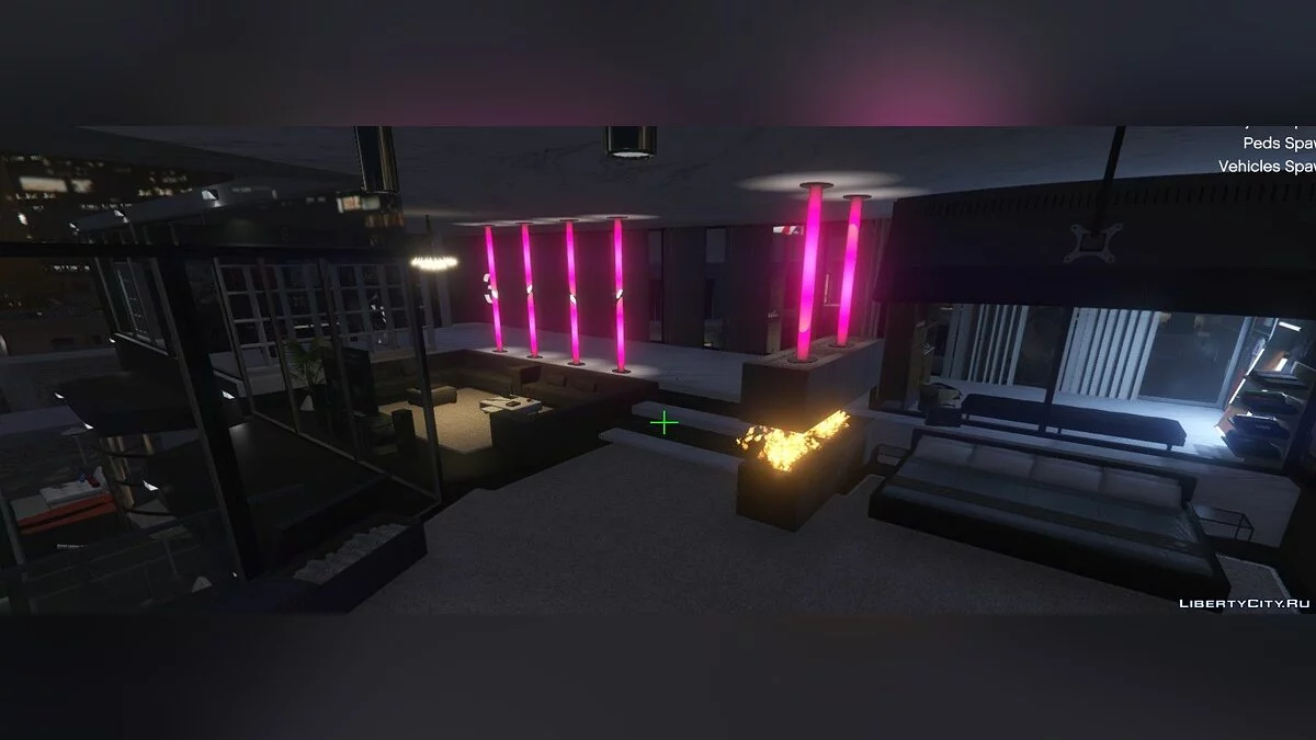 Трехэтажный дом с парковкой / GTA 5