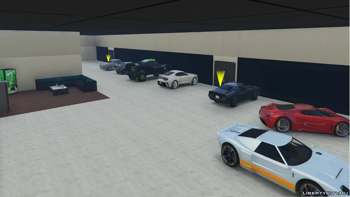 Внутренний интерьер для автосалона Vapid / GTA 5
