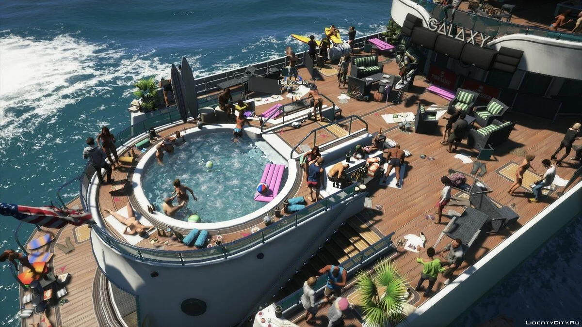 Вечеринка на яхте [Menyoo] 1.0 / GTA 5