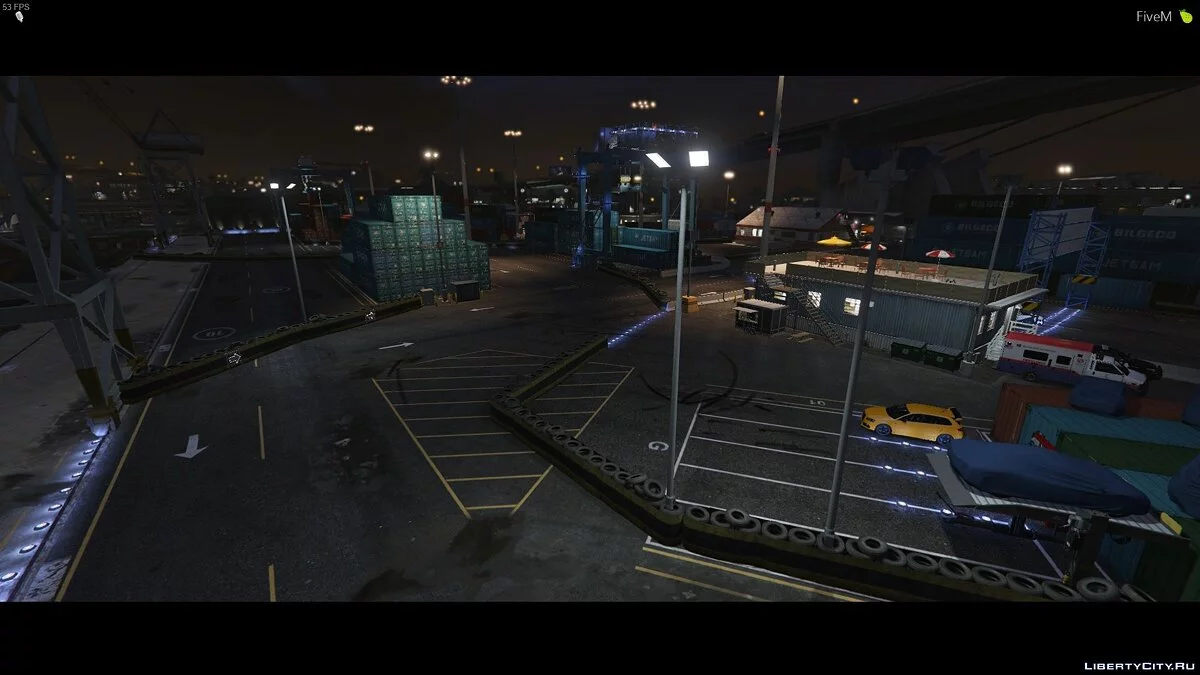 Гоночная трасса в доках / GTA 5
