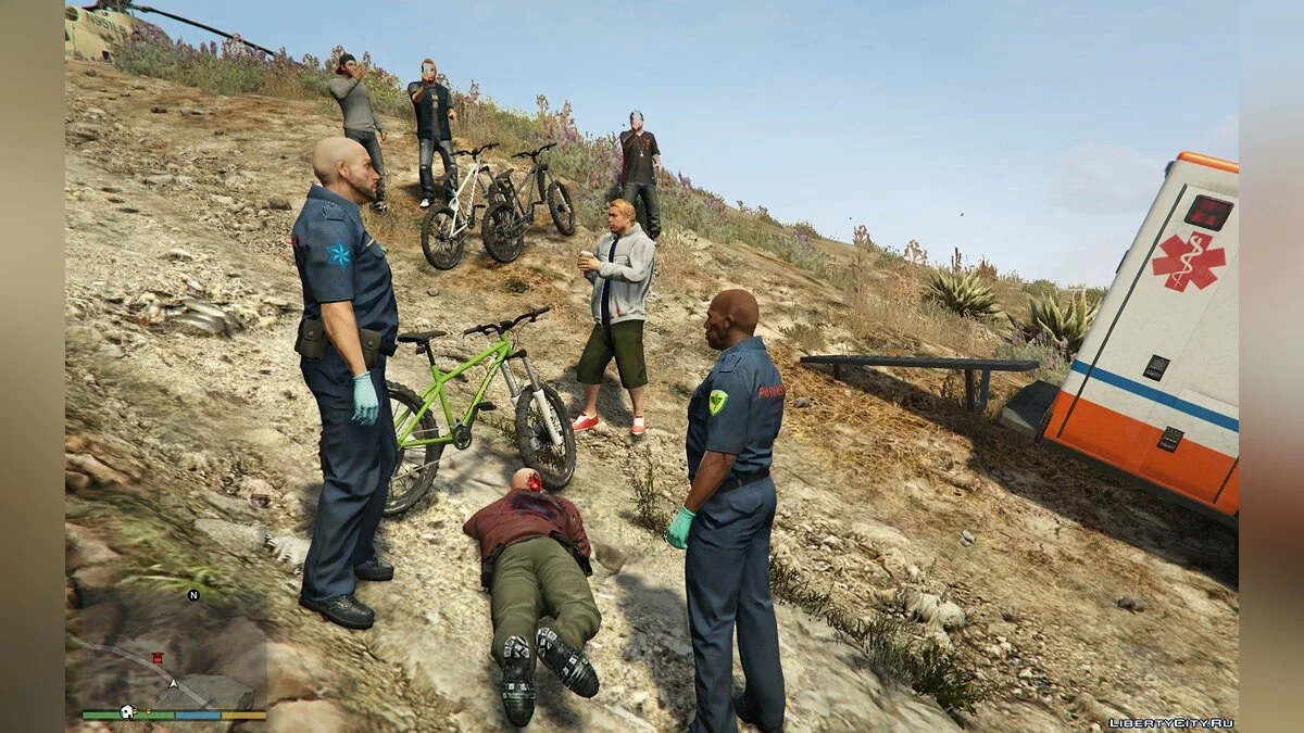 Авария на горе Чилиад / GTA 5