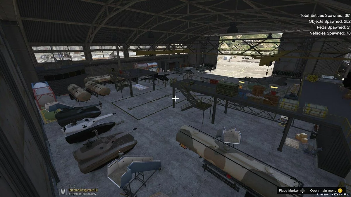 Более защищенная военная база / GTA 5