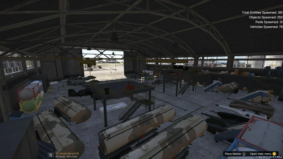 Более защищенная военная база / GTA 5