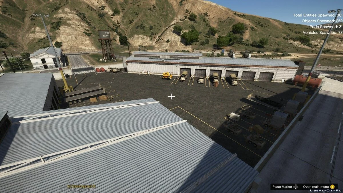 Более защищенная военная база / GTA 5