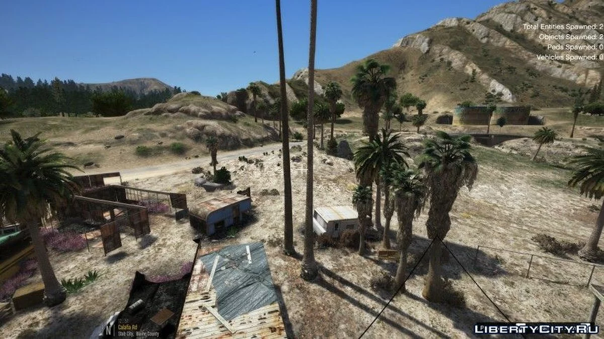 Больше растительности в Стаб-сити / GTA 5