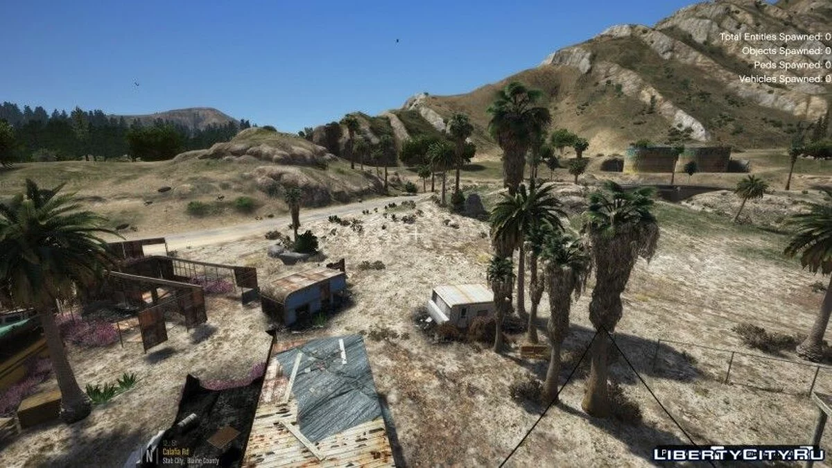 Больше растительности в Стаб-сити / GTA 5