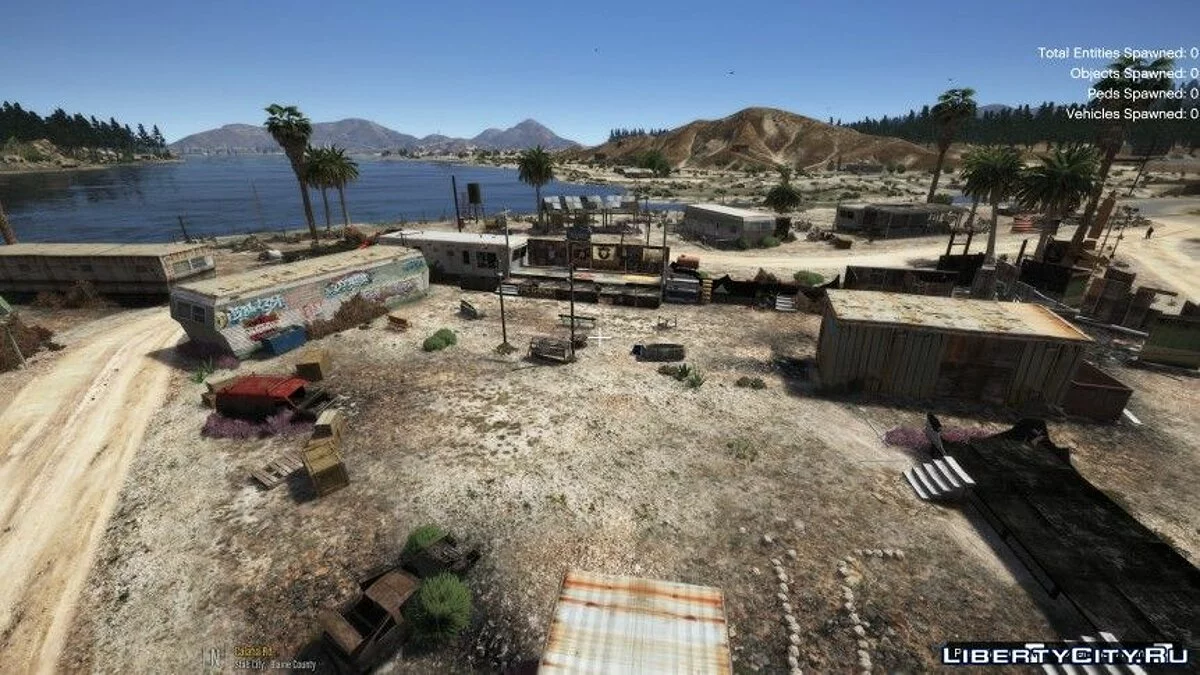 Больше растительности в Стаб-сити / GTA 5