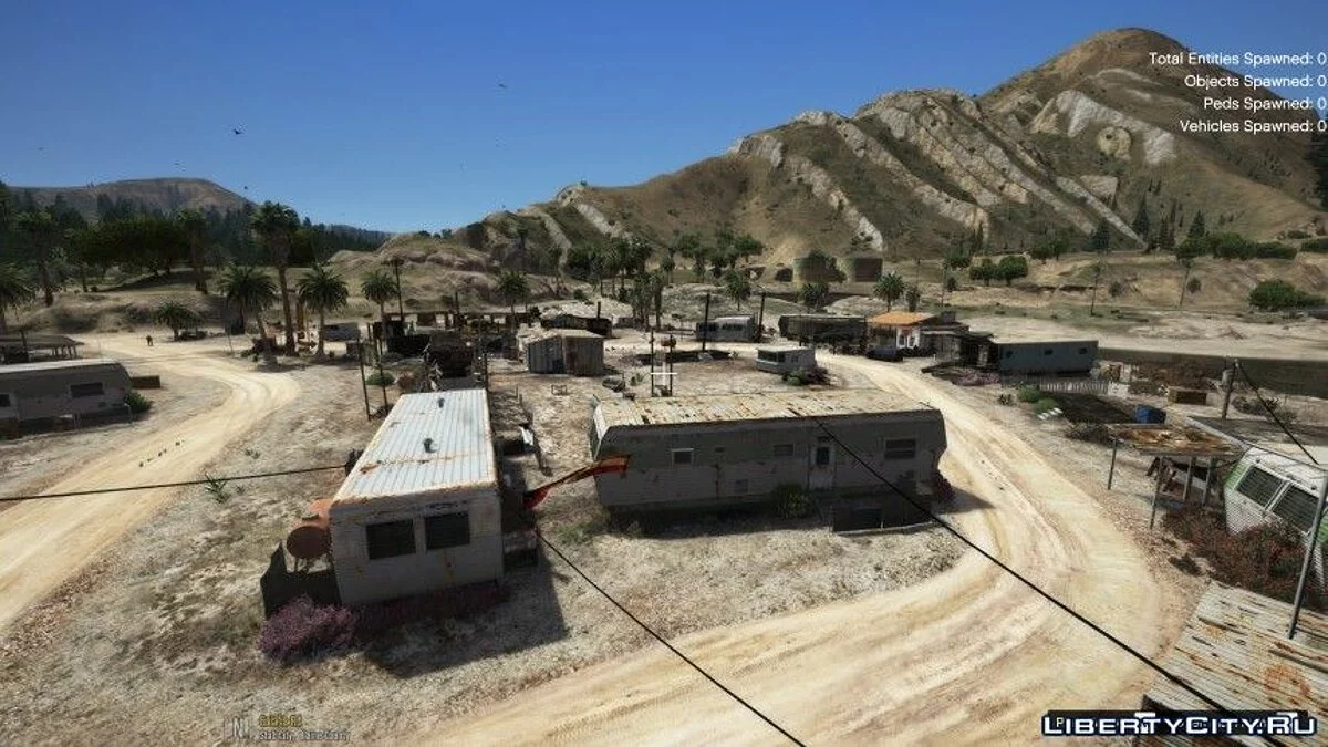 Больше растительности в Стаб-сити / GTA 5