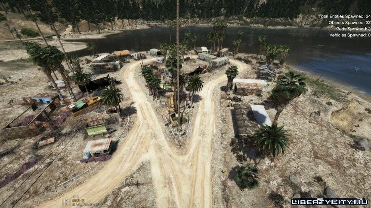 Больше растительности в Стаб-сити / GTA 5