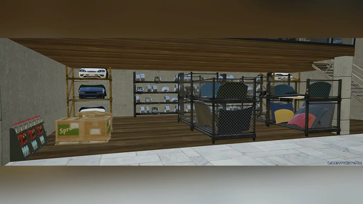 Магазин гринвич с парковкой / GTA 5