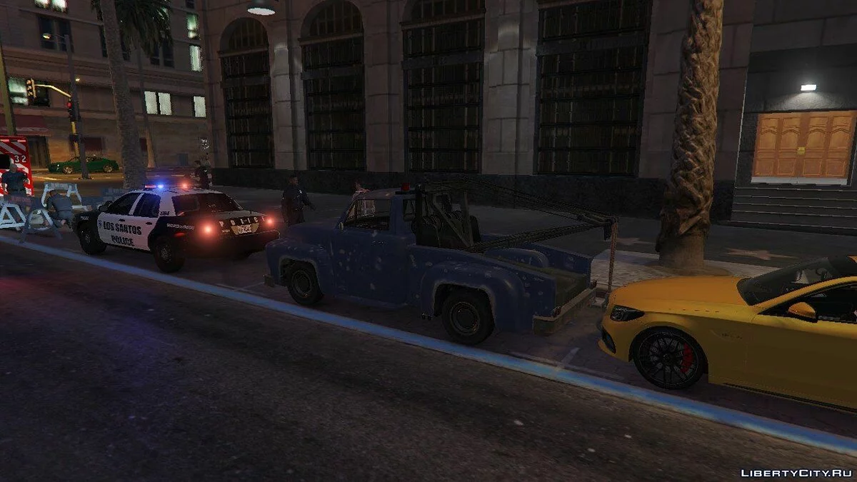 Место аварии в Лос-Сантосе / GTA 5