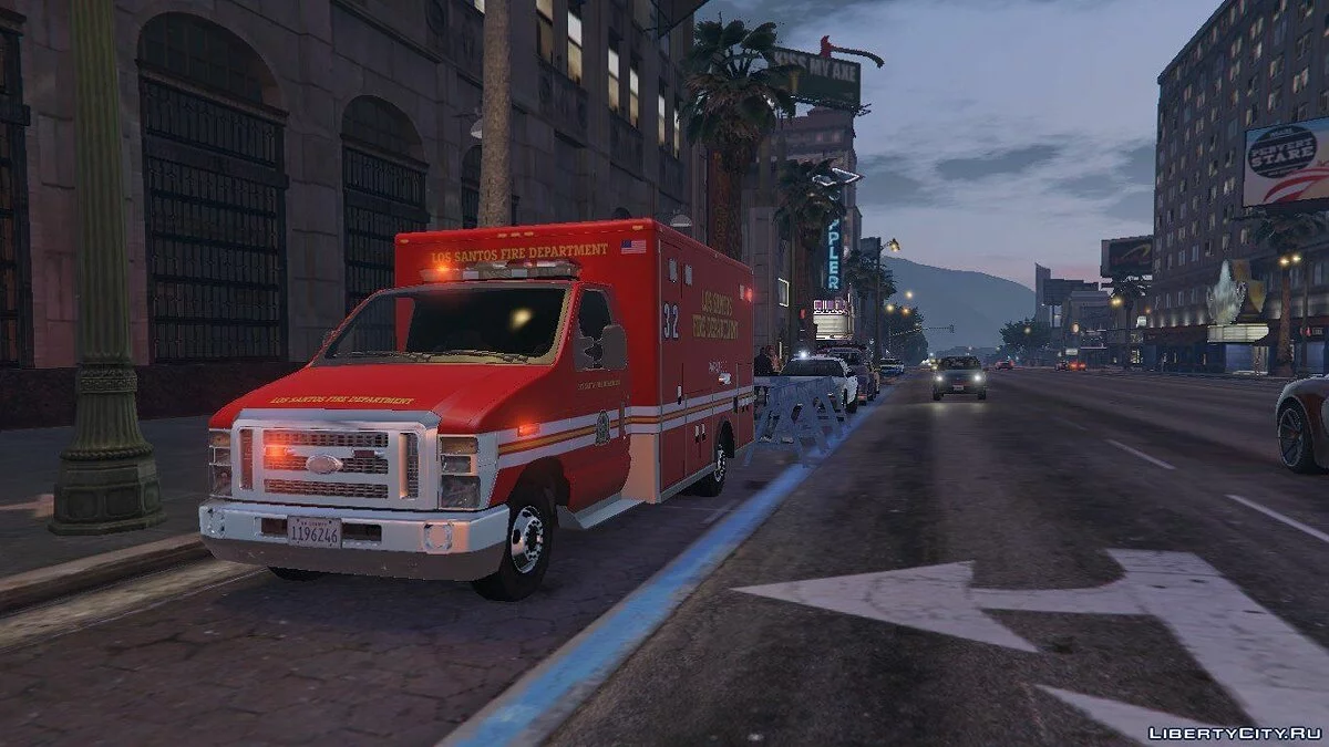 Место аварии в Лос-Сантосе / GTA 5