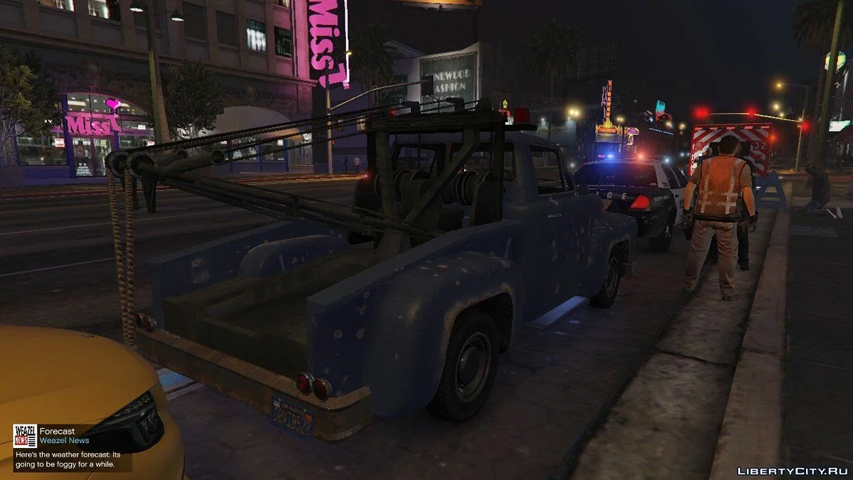 Место аварии в Лос-Сантосе / GTA 5