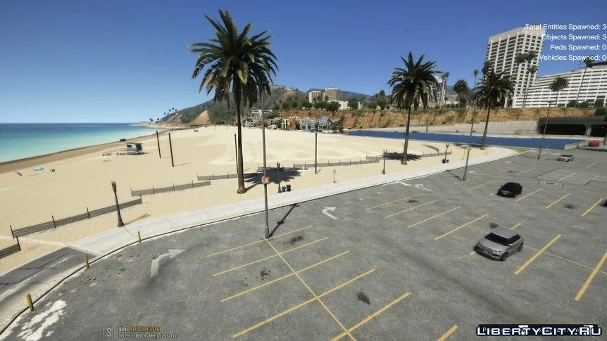 Увеличение растительности на пляже Дель Пьерро / GTA 5