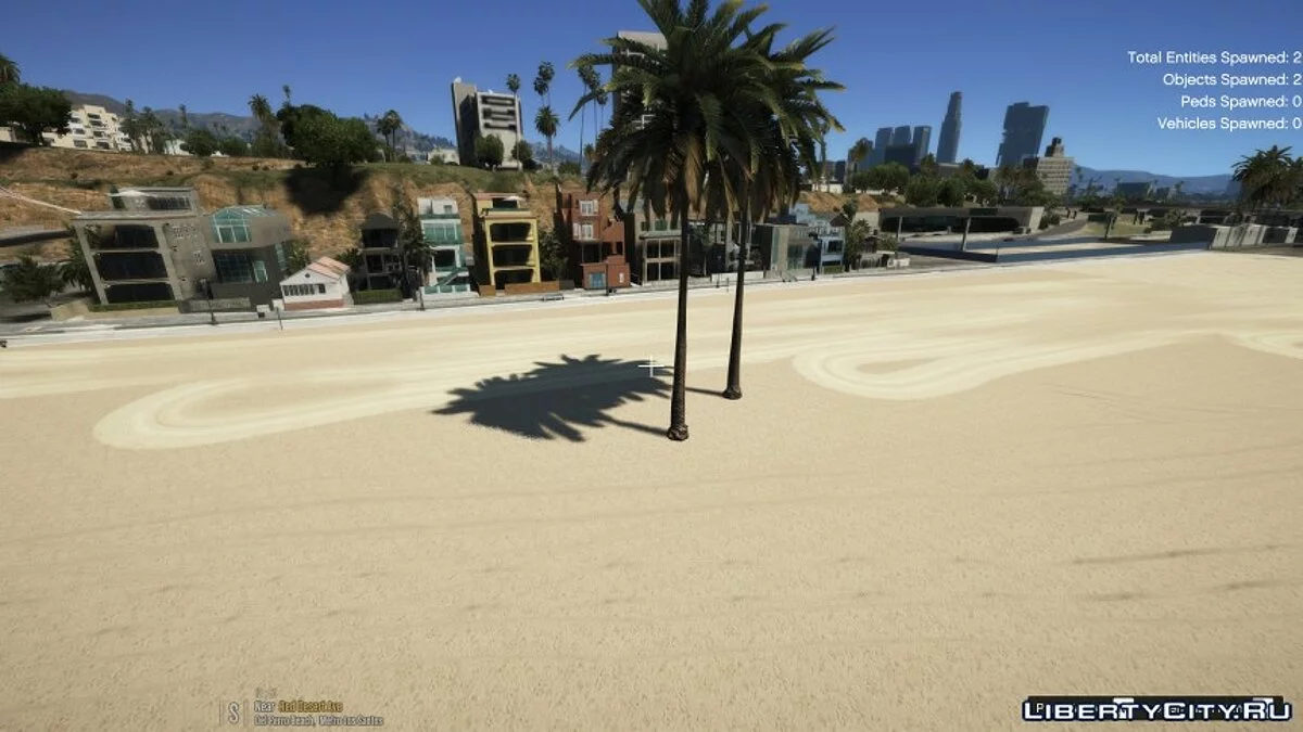 Увеличение растительности на пляже Дель Пьерро / GTA 5