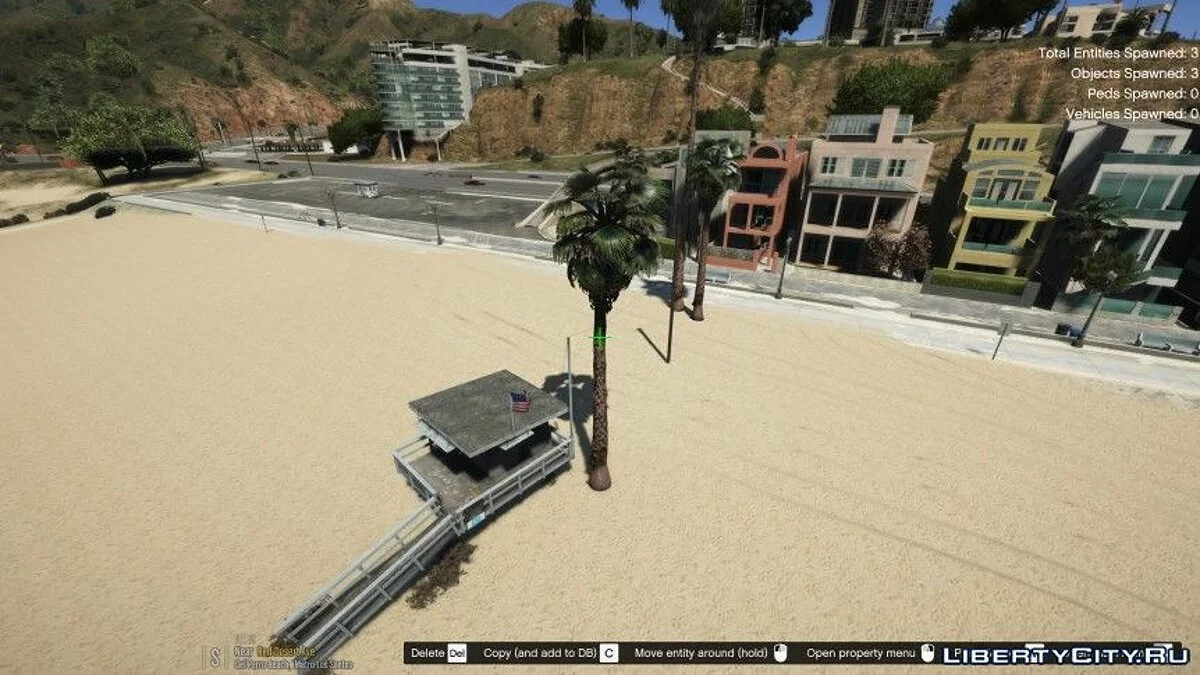 Увеличение растительности на пляже Дель Пьерро / GTA 5