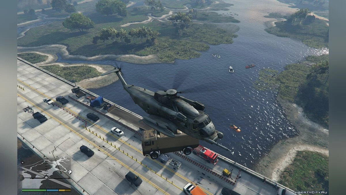 Авария на мосту / GTA 5