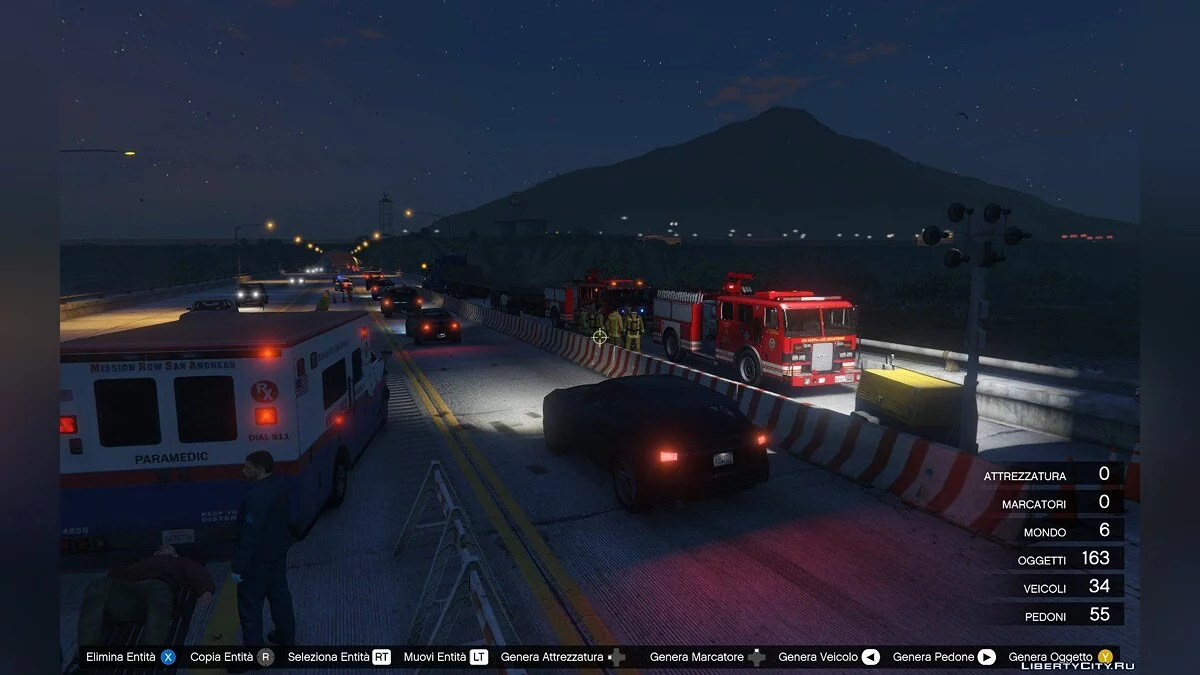 Авария на мосту / GTA 5