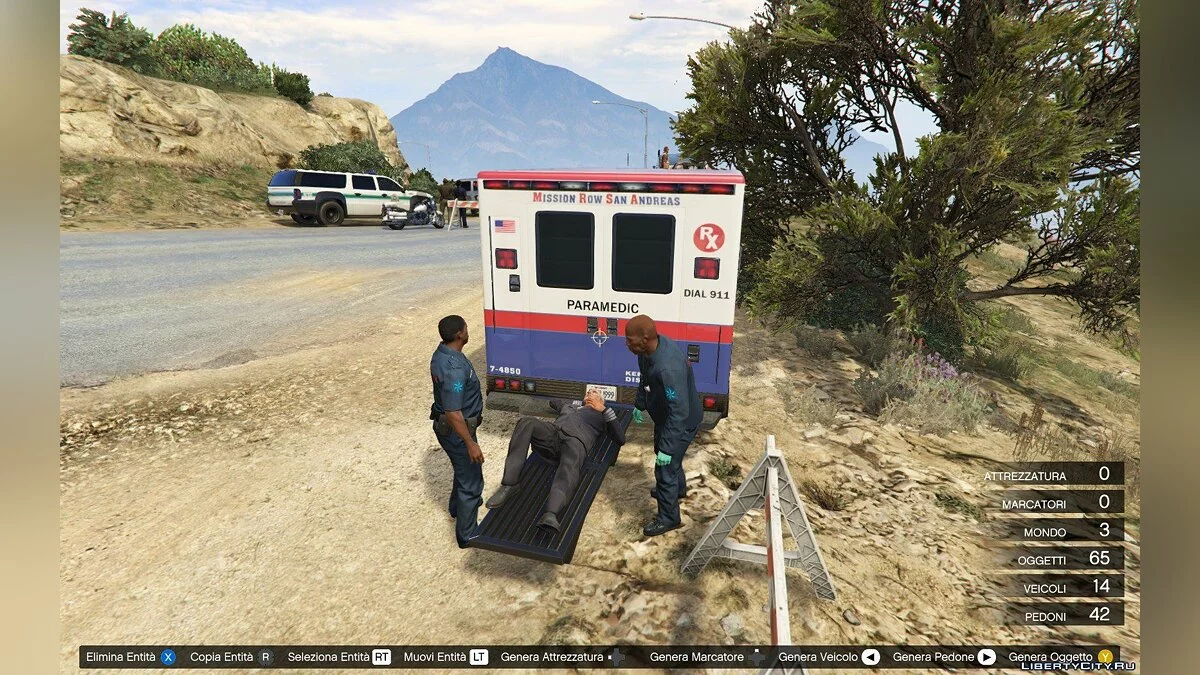 Крушение вертолета в Вайнвуде / GTA 5