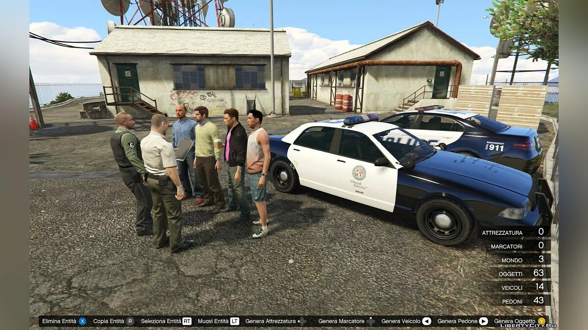 Крушение вертолета в Вайнвуде / GTA 5