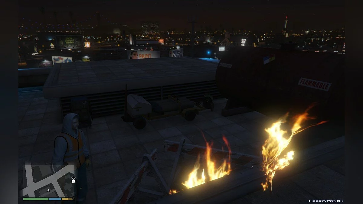Улучшенная вертолетная площадка на госпитале / GTA 5